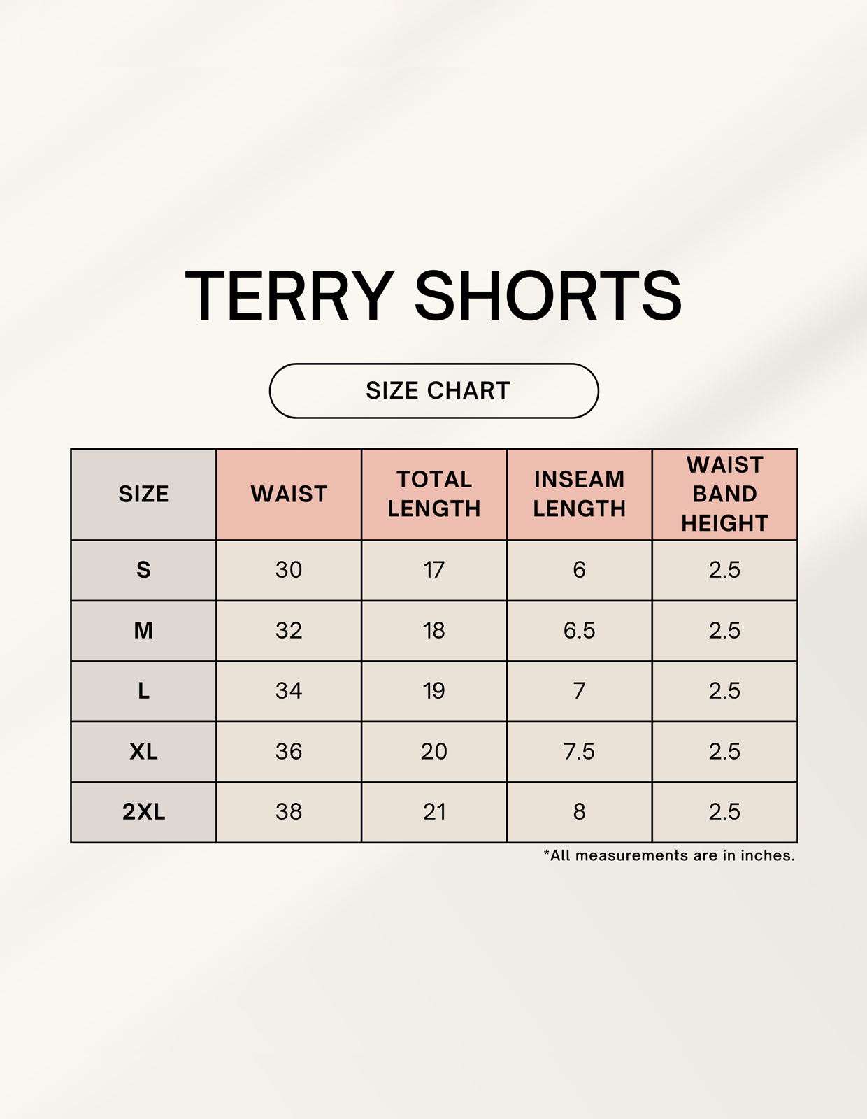 Men's Terry Shorts